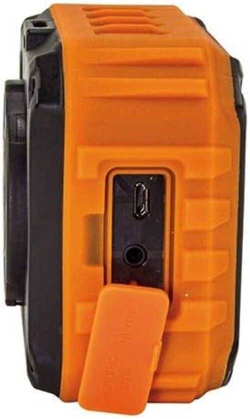 Compact Jobsite Bluetooth Speaker - Rugged, Versatile & Ideal for Professionals