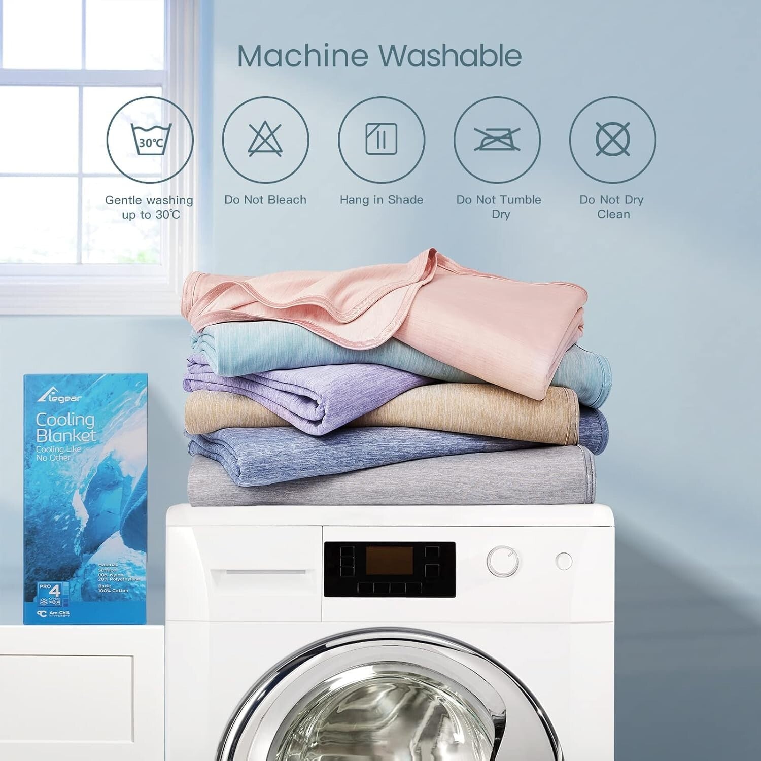 Double-Sided Arc-Chill Twin Blanket - Stay Cool All Night in Heavy Summer Heat