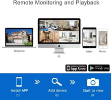Load image into Gallery viewer, All-Inclusive Wireless Home Security System with 4 Cameras &amp; Motion Detection