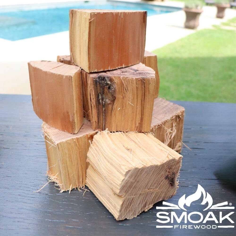 12x12x12 Box of Red Oak Cooking Wood Chunks - Quality for Smokers & Grills