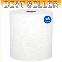 Load image into Gallery viewer, Kleenex Bulk Hard Roll Paper Towels - 6 Rolls of 600' for Ultimate Absorbency