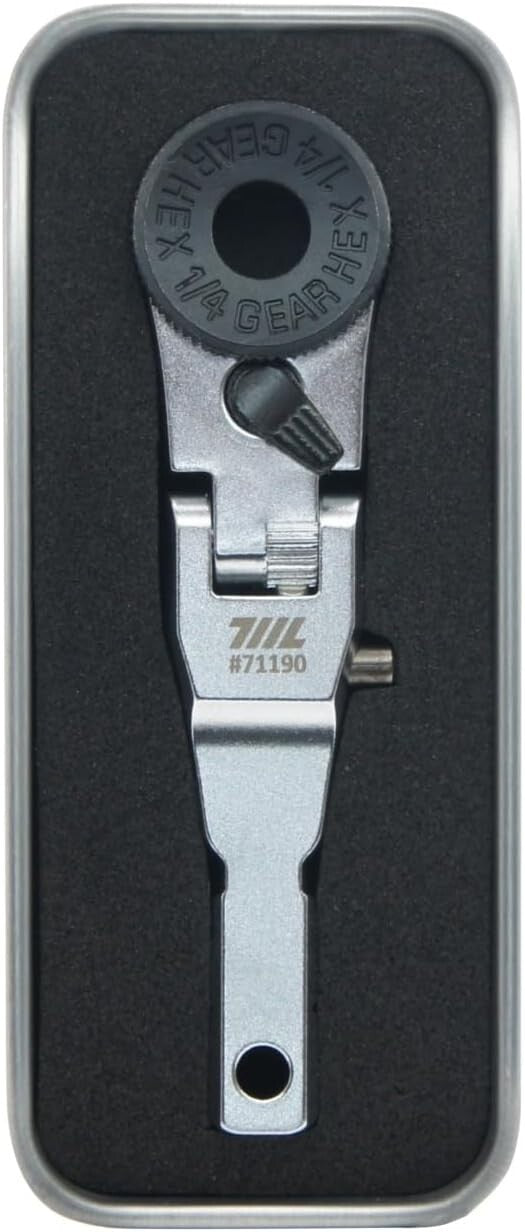 Flat End Flex Head EDC Ratchet Wrench for Leatherman Multitools - Compact Design