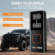 Load image into Gallery viewer, Rechargeable Tire Inflator with Digital Gauge - Ideal for Cars &amp; Sports Balls