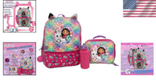 Load image into Gallery viewer, Durable 16" Gabby’s Dollhouse Sequin Backpack Set - Perfect for School Travel