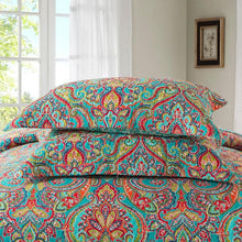 Load image into Gallery viewer, Luxurious Cotton Quilt Set with Gorgeous Floral Pattern - California King Size