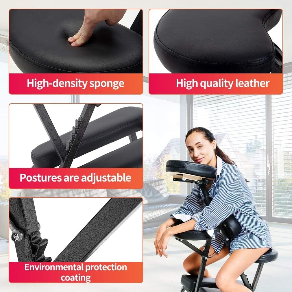 Portable Massage Chair for Spa & Tattoo Professionals - Lightweight and Foldable
