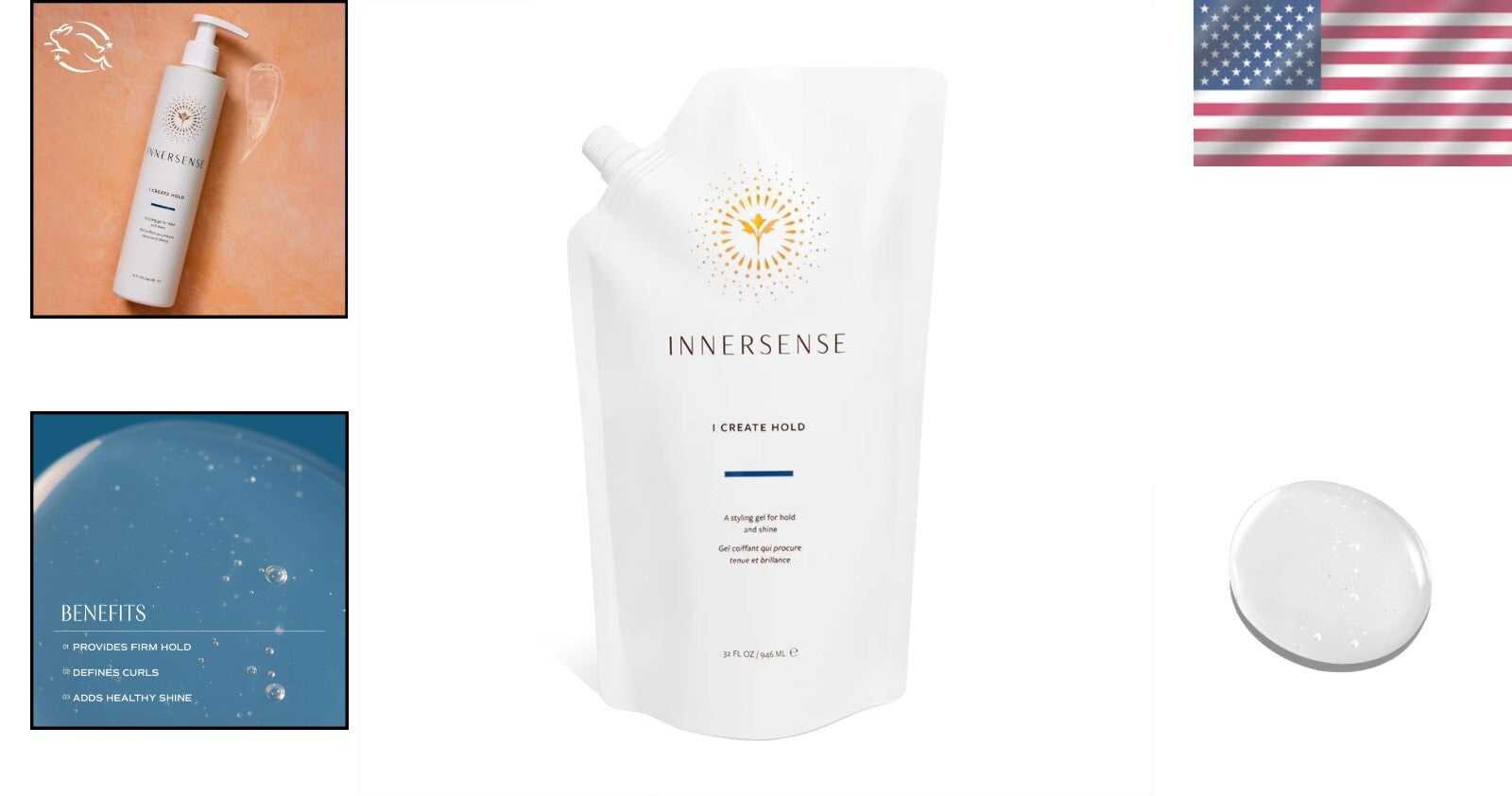 Natural I Create Hold Styling Gel - 32 fl oz Eco-Friendly Refill Pouch