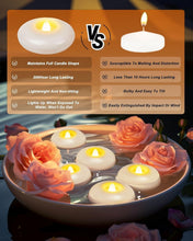 Load image into Gallery viewer, Long Lasting 200 Hour Floating LED Candles - Perfect for Weddings &amp; Parties