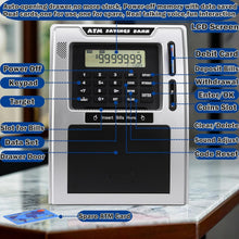 Load image into Gallery viewer, Fun ATM Piggy Bank for Kids - Auto Coin Recognition, 4-Digit PIN &amp; Voice Prompts