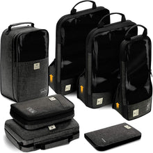 Load image into Gallery viewer, Water-Proof Travel Packing Organizers with Smart Compression - Set of 3