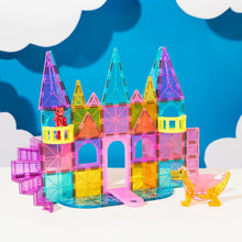 Load image into Gallery viewer, Safe and Durable Castle DLX Magnetic Set - 48-Piece Imaginative Play Experience