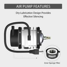 Load image into Gallery viewer, Durable 50W Electromagnetic Air Pump - 8 Outlets for Fish Tanks &amp; Hydroponics