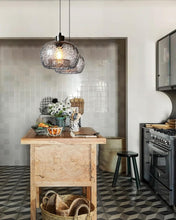 Load image into Gallery viewer, Adjustable Pendant Lights with Marble Clear Finish - Ideal for Kitchen &amp; Dining