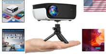 Load image into Gallery viewer, Mini Projector 1080P - 7500L Brightness &amp; 2 Speakers for Home Theater Experience