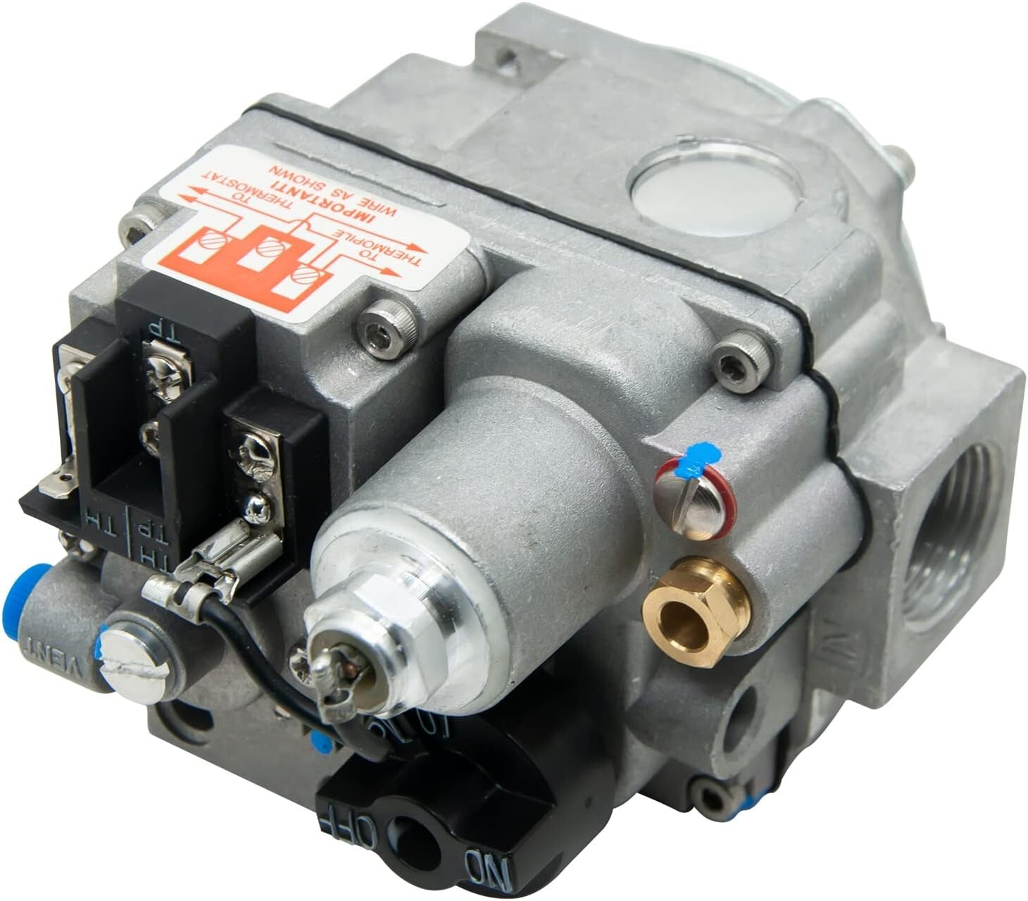 Durable 2-Port Gas Control Valve with Pilot Outlet and Standard NEMA Connections