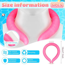 Load image into Gallery viewer, Comfortable 5 Pcs Neck Ice Wraps in Macaron Colors - Perfect for Outdoor Relief