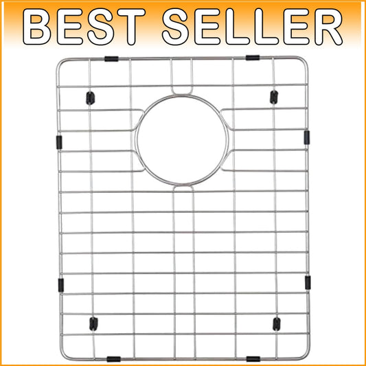 Durable Stainless Steel Sink Protector - 14.5" x 11.75" for Home and Office