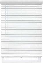 Load image into Gallery viewer, Versatile Cordless Faux Wood Blinds, 60" W x 64" H - Weather &amp; Privacy Control