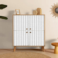 Load image into Gallery viewer, 72.65 Sq.ft Modern Black &amp; White Peel and Stick Wallpaper for Versatile Décor