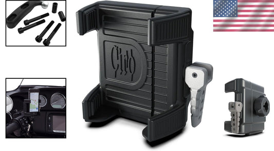 Effortless Motorcycle Phone Holder - Fits Most Devices with Flexible Angles