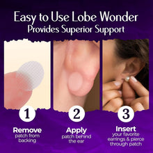 Load image into Gallery viewer, Original Ear Lobe Support Patches - Instant Relief for Stretched Piercings