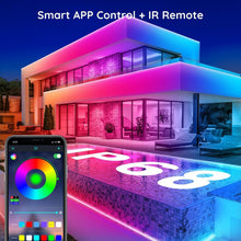 Load image into Gallery viewer, Multicolor 100FT Outdoor LED Strip Lights - Perfect for Celebrations &amp; Events