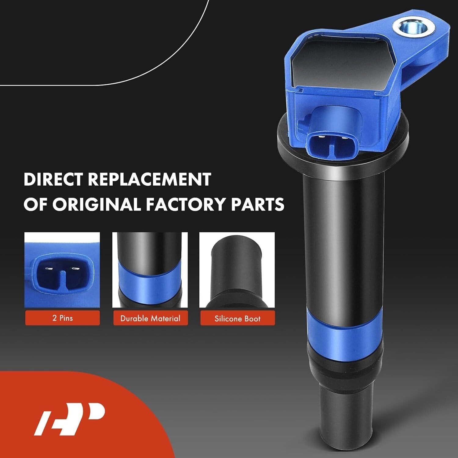 Enhanced Performance Ignition Coil Pack & Iridium Spark Plugs for Hyundai Accent