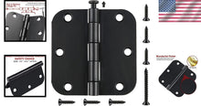 Load image into Gallery viewer, Durable 3.5 Inch Matte Black Door Hinges – 48 Pack for Effortless Home Upgrades