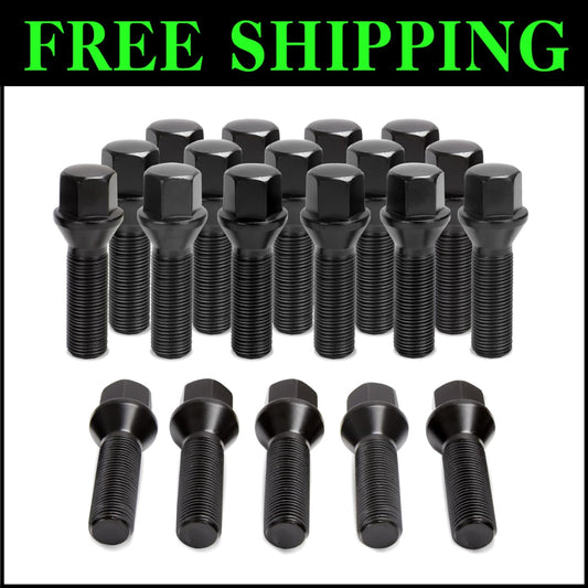 Corrosion-Resistant M14x1.25 Lug Bolts for BMW - Easy Installation, 20pcs