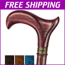 Load image into Gallery viewer, Luxury Hardwood Oak Walking Cane - Adjustable for Height, FSA/HSA Eligible