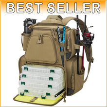 Load image into Gallery viewer, Fashionable Fishing Tackle Bag with SBS Zippers &amp; Ergonomic Design for Comfort