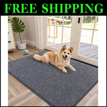 Load image into Gallery viewer, Waterproof Heavy Duty Doormat with Stripe Pattern - Easy Clean &amp; Fade Resistant