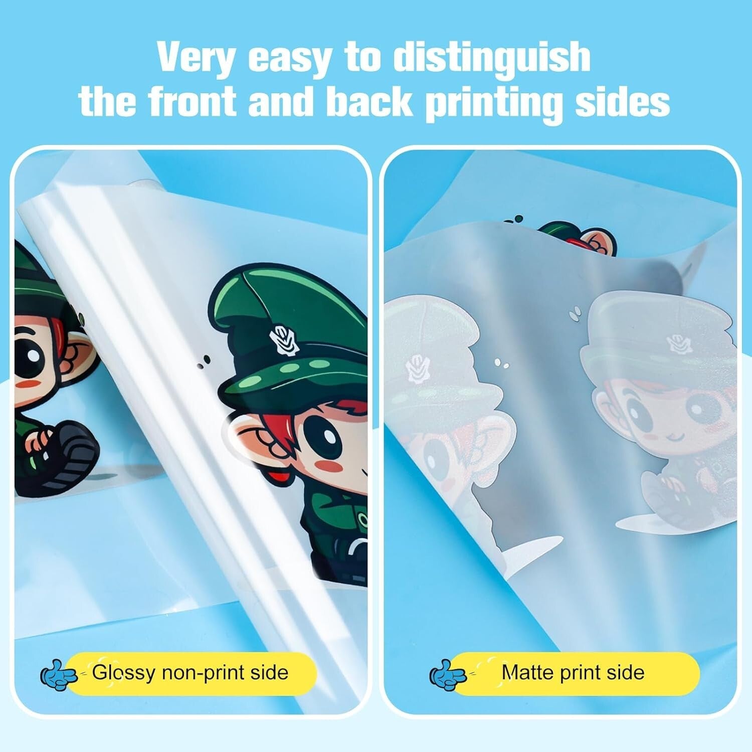 Pro-Grade DTF Transfer Film Roll: 13 x 328 Inches for Quality T-Shirt Designs