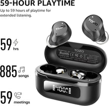 Load image into Gallery viewer, Bluetooth 5.3 Wireless Earbuds with 6 Mics for Clear Calls &amp; Bass-Enhanced Sound