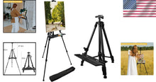 Load image into Gallery viewer, Lightweight 61-Inch Adjustable Easel for Paint Canvases with Tray Included