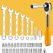 Load image into Gallery viewer, Heavy-Duty 228 Piece Mechanic Tool Set with Polished Finish &amp; Organizers