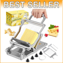 Load image into Gallery viewer, Heavy-Duty Cheese Slicer with Stainless Steel Blade - Commercial Quality Cutter