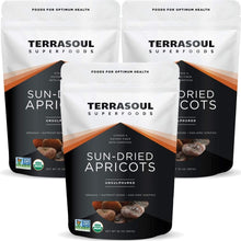 Load image into Gallery viewer, Deliciously Sweet Organic Sun-Dried Apricots 6 Lbs 3 Pack - Fiber-Rich Snack