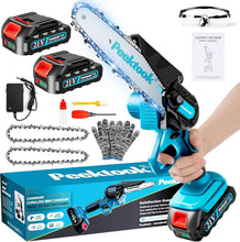 Load image into Gallery viewer, Powerful 700W Electric Chainsaw, 6-Inch Cutting Length - Compact &amp; User-Friendly