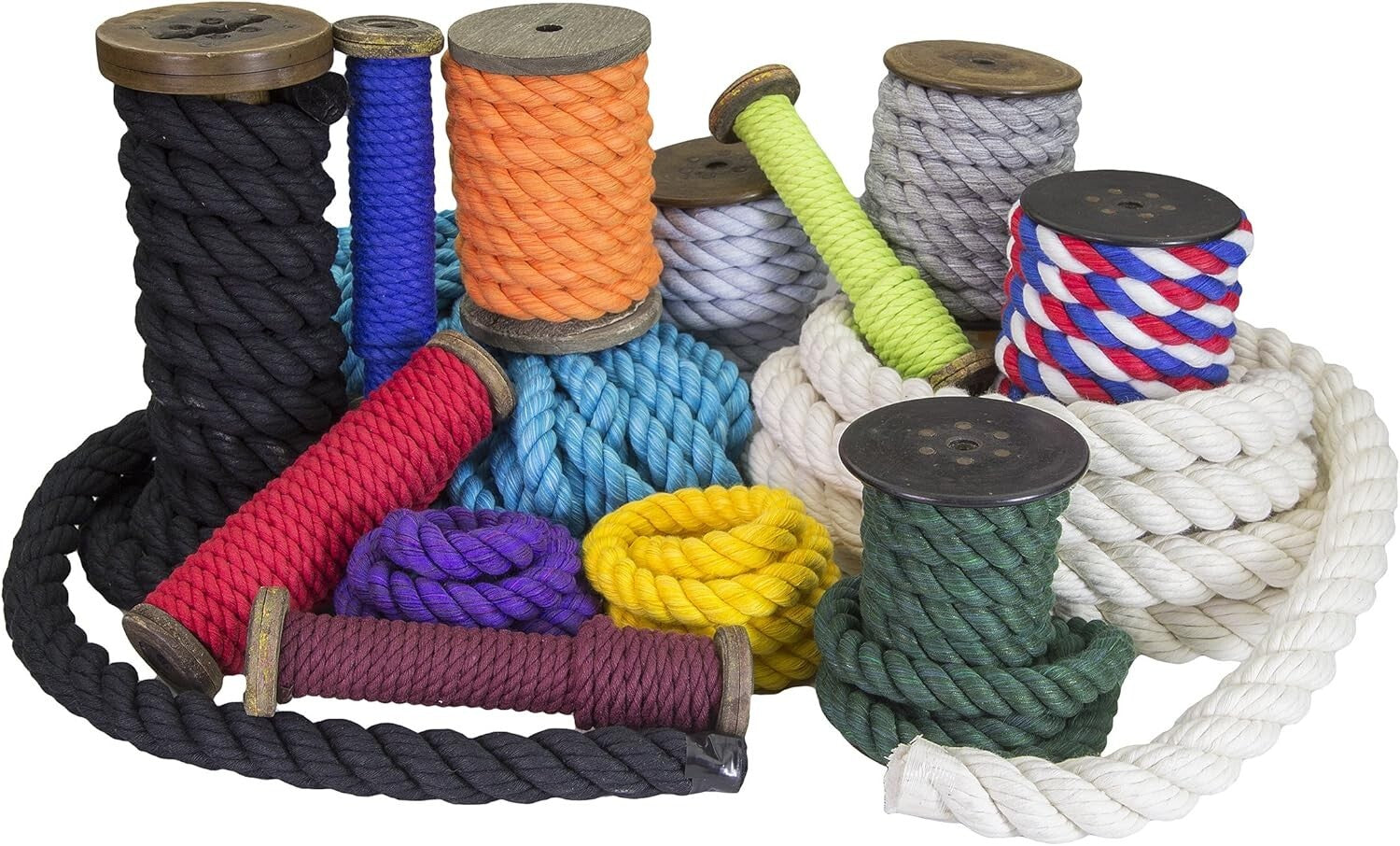 Strong Cotton Craft Rope, 1/2 Inch x 600 Inches – Perfect for Garden & Décor