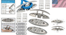Load image into Gallery viewer, Durable 316 Stainless Steel Boat Cleats - Folding Design, Easy Installation