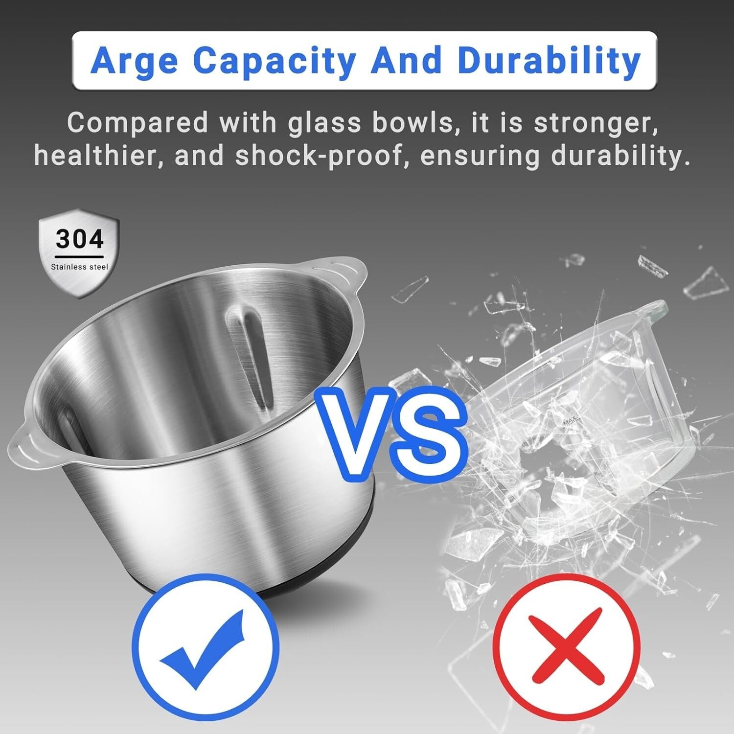 Compact 500W Electric Meat Grinder with Safety Features & Dishwasher Safe Design