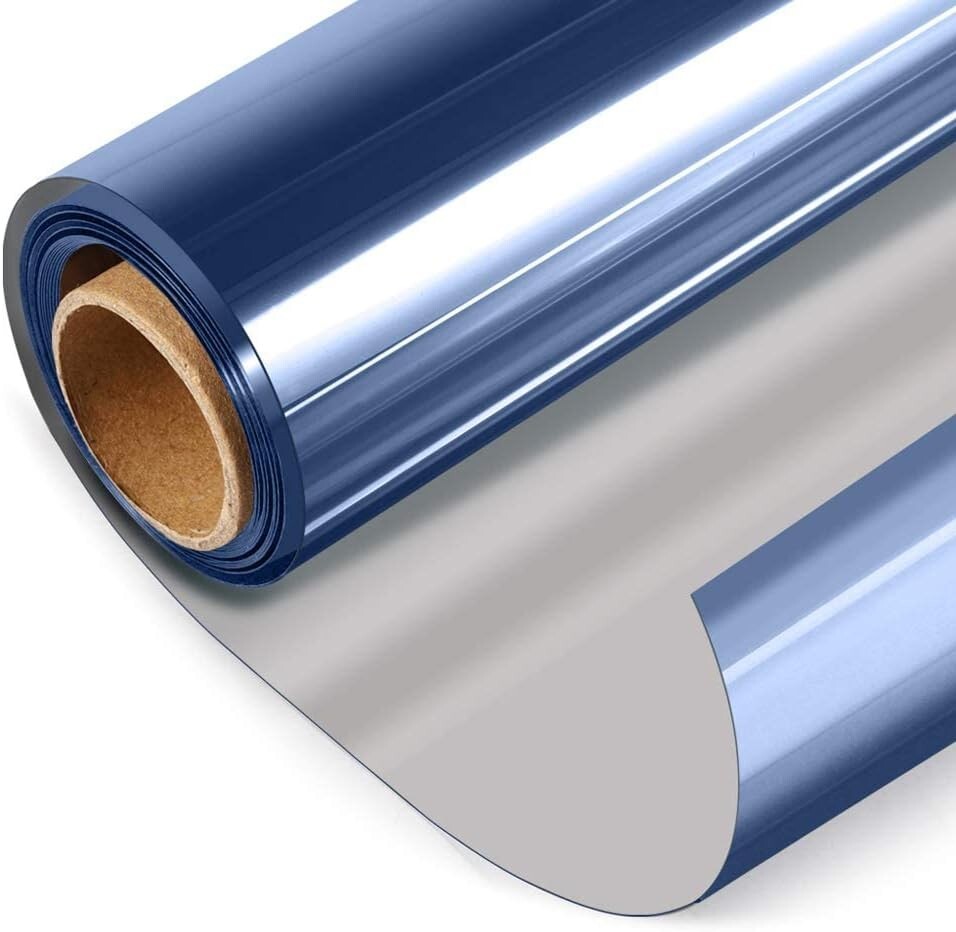 Daytime Privacy and Sun Blocking Window Tint - Reflective Film, 35.4'' x 393.7''