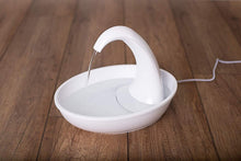 Load image into Gallery viewer, Elegant Swan Pet Fountain - 80oz Capacity for Dogs &amp; Cats - Easy to Clean Design