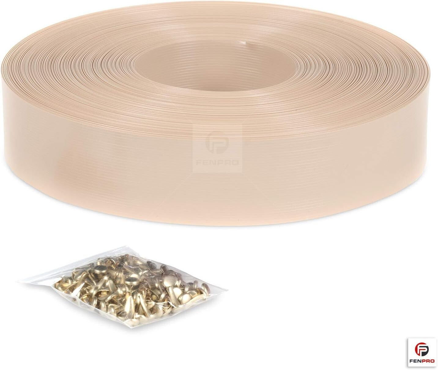 250ft Desert Tan Privacy Tape for Chain Link Fences - Ideal for Outdoor Privacy