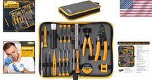 Load image into Gallery viewer, Portable 39-Pc Electronics Repair &amp; Opening Toolkit with Organized Carrying Case
