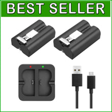 Load image into Gallery viewer, Compact Charging Station with 2 Lithium-Ion Batteries Compatible with Ring 2 &amp; 3