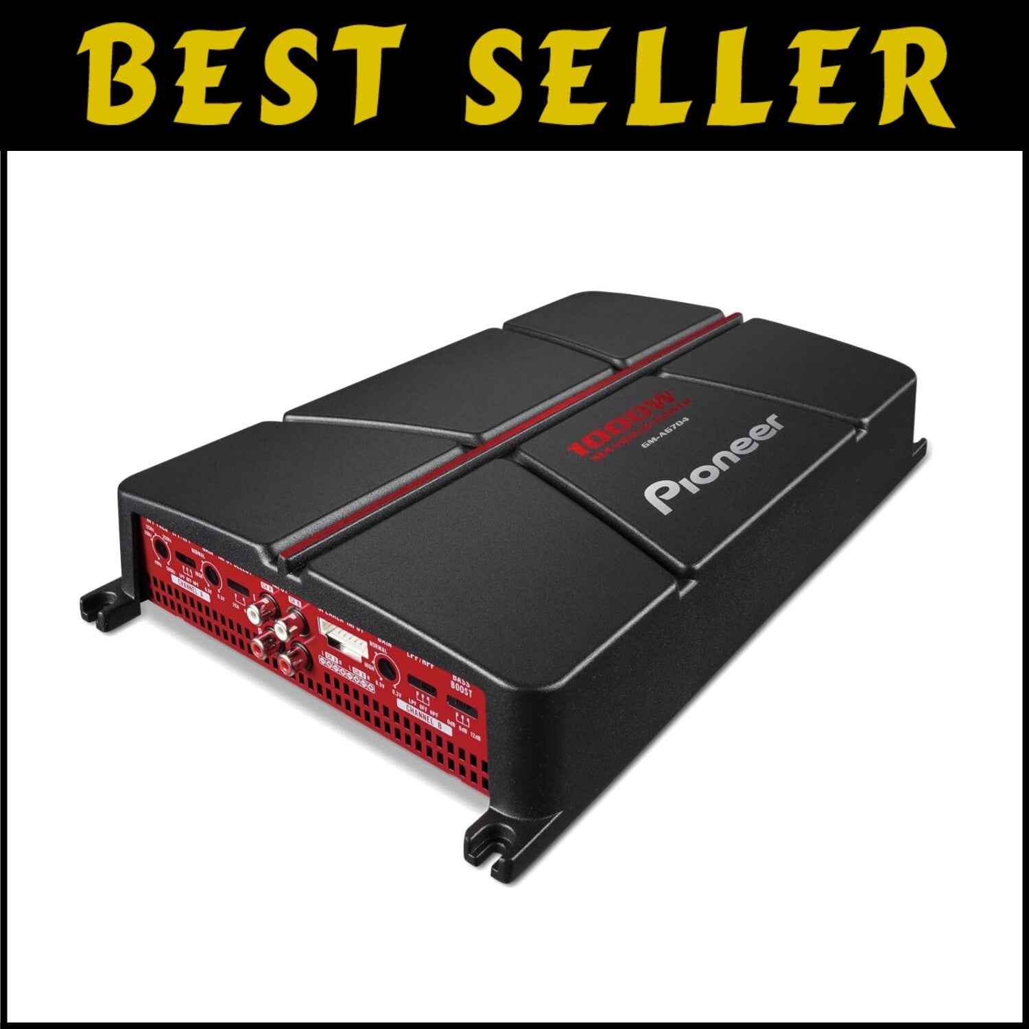 Dynamic 4-Channel Amplifier - 1000 Watts Max Power for Ultimate Car Audio