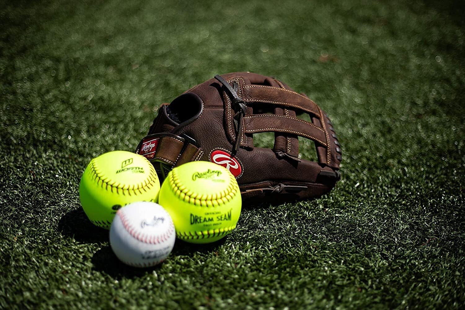 12.5" Adult Baseball/Softball Glove | Durable Full Grain Leather First Base Mitt