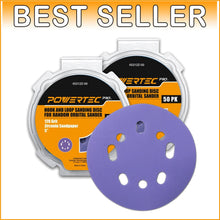 Load image into Gallery viewer, Premium 100-Pack 120 Grit 5-Inch Hook and Loop Sanding Discs for Professionals